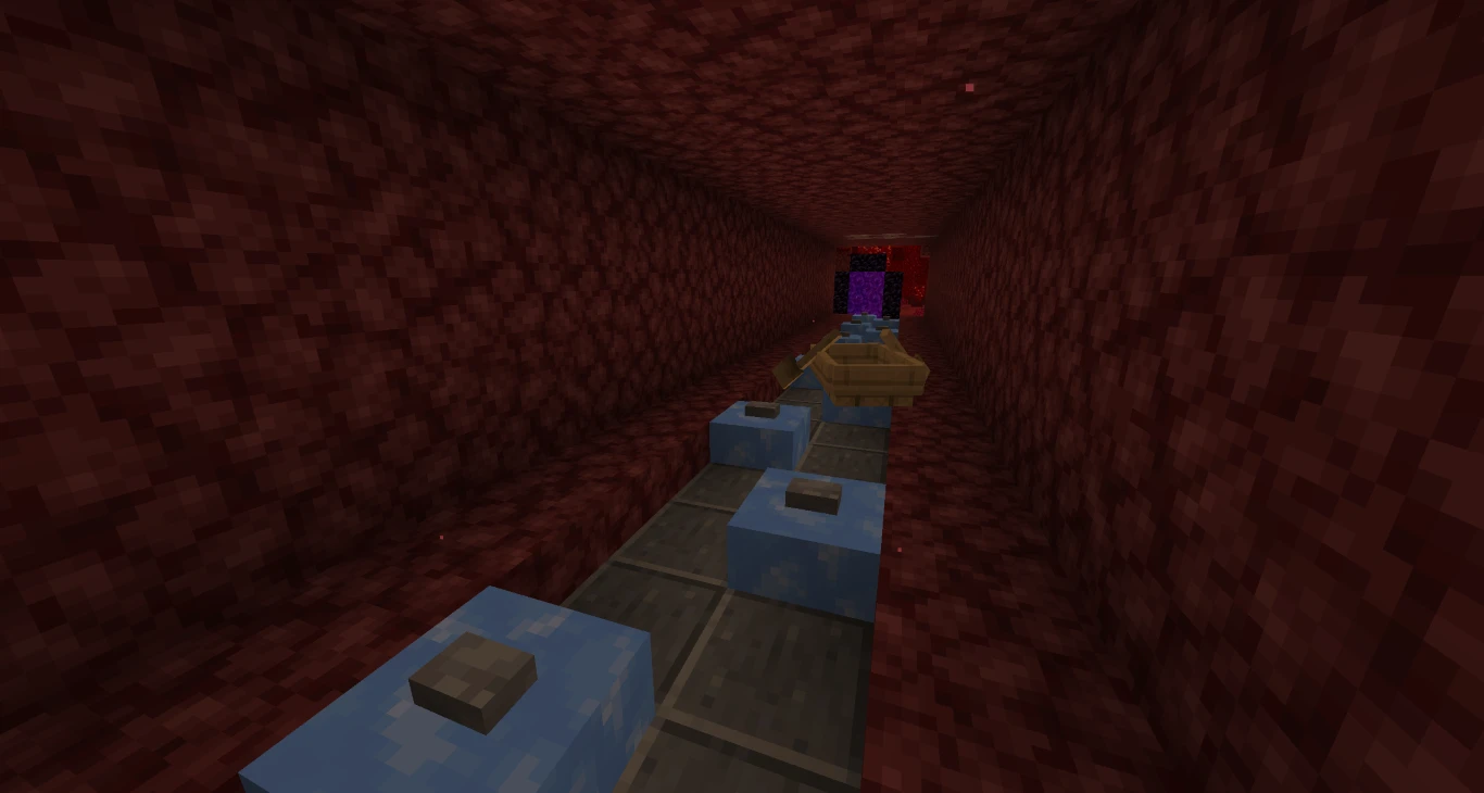 Minecraft Nether Ice Road