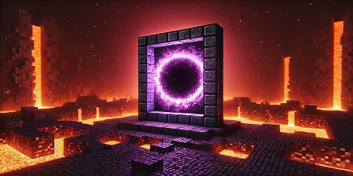 How to Build a Nether Hub: Travel Faster in Your Minecraft World