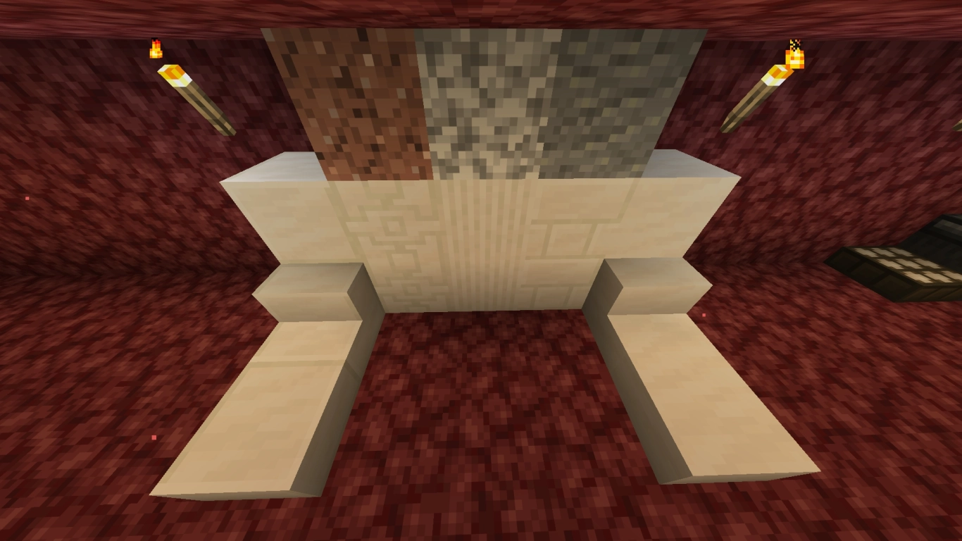 Quartz blocks and variants in Minecraft for modern and Roman-style builds