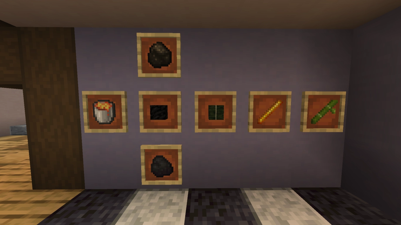 Best fuels for the Minecraft furnace: lava, block of coal, dried kelp, coal, blaze rods, and bamboo