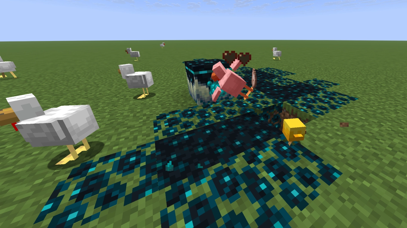 Sculk veins on cave walls in Minecraft
