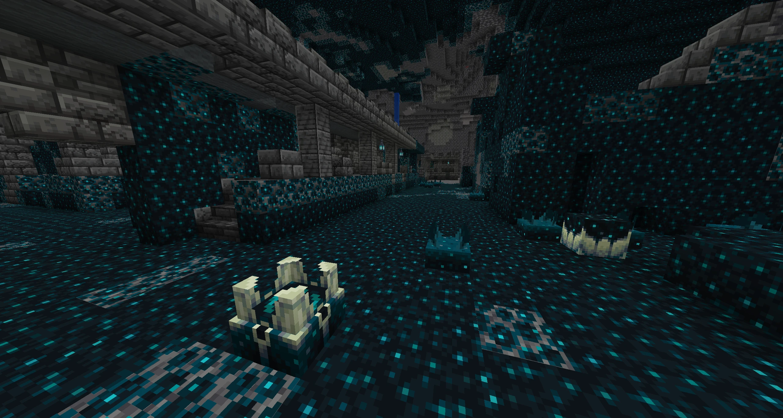 Defeating the Minecraft Warden 2