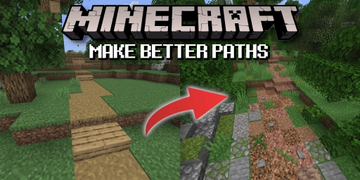 Building Minecraft Paths: Realistic Trails and Roads Tutorial