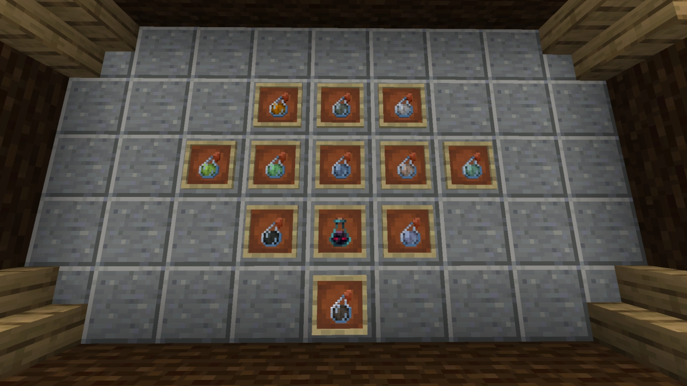 Food-based effects in Minecraft like pufferfish and golden apple