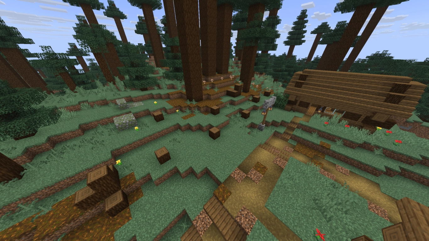 Minecraft biomes as inspiration for builds and resources