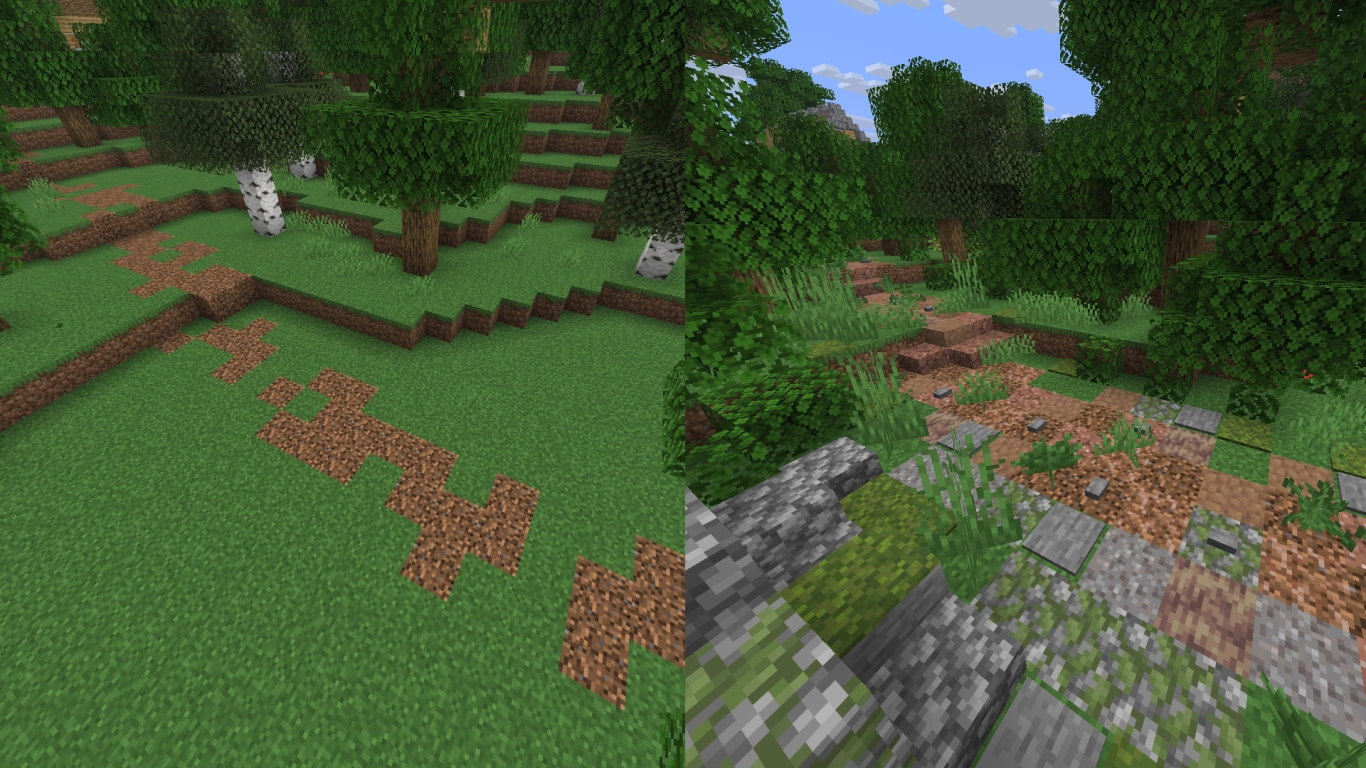 Revisiting old Minecraft builds and enhancing them with new updates