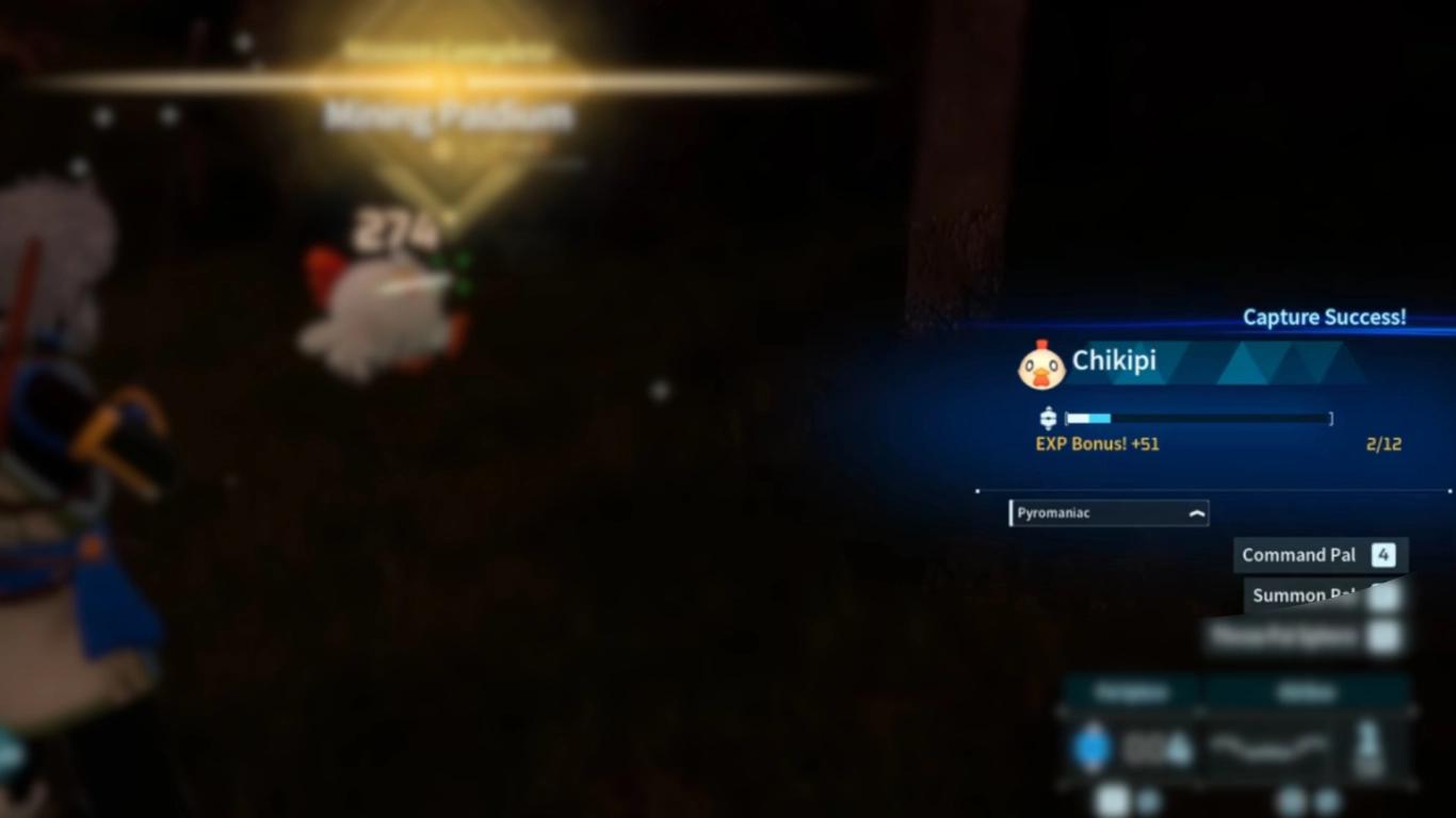 More XP in Palworld by catching 12 Pals per species