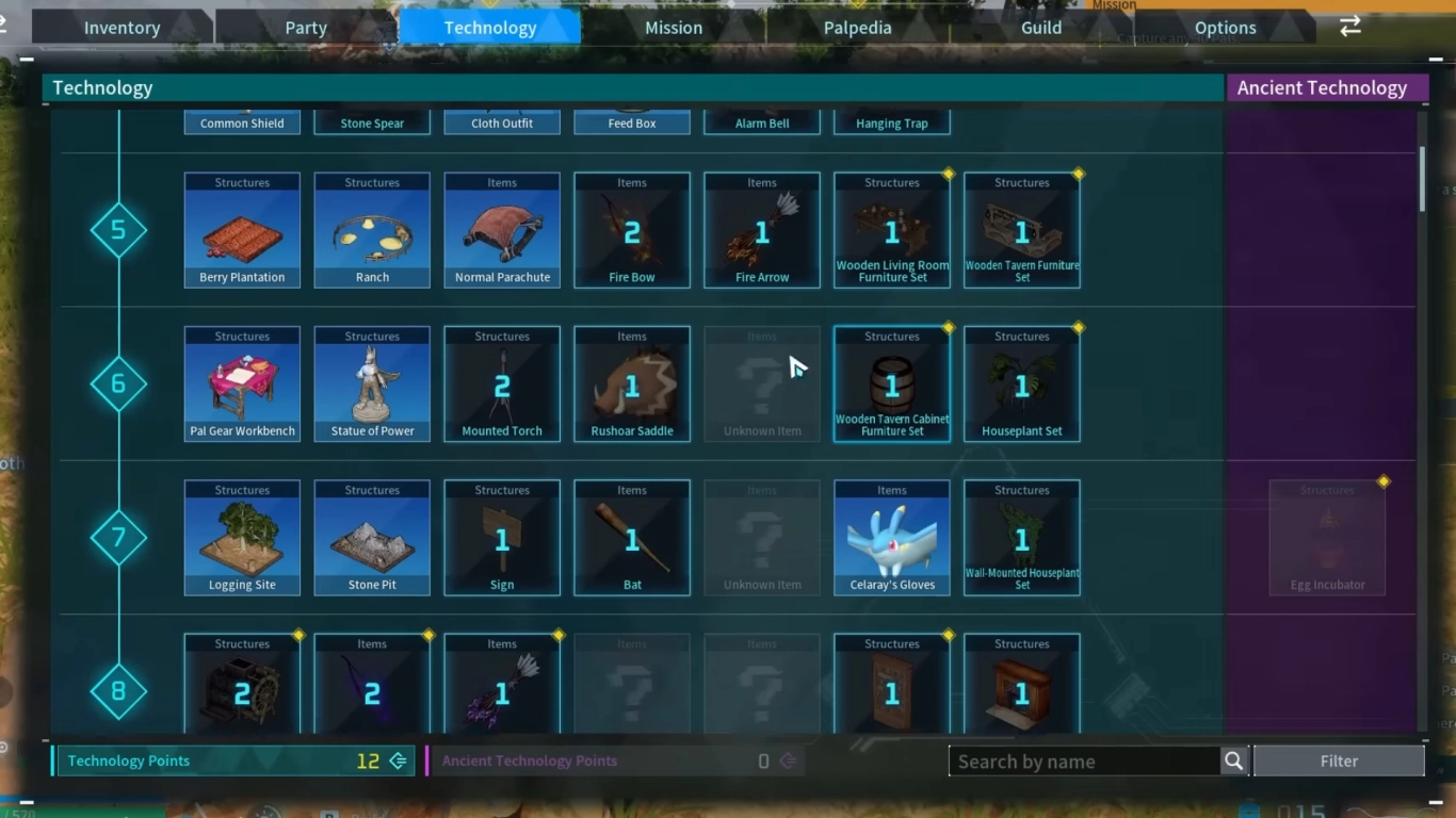 Prioritize and unlock Technology Points wisely in Palworld