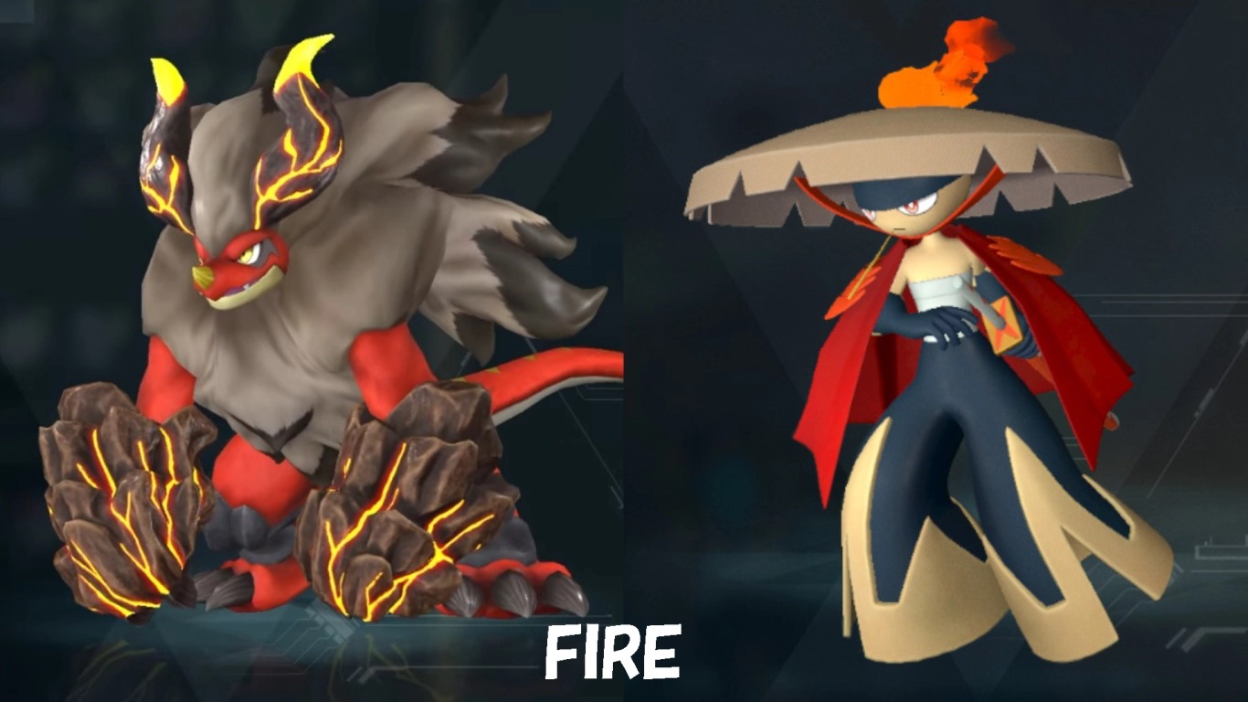 Blazamut and Bushi, the strongest Fire Pals in Palworld