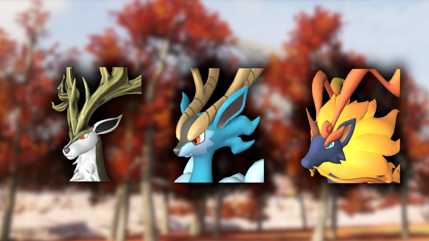 Palworld mid-game mounts overview: Eikthyrdeer Terra, Fenglope, and Pyrin