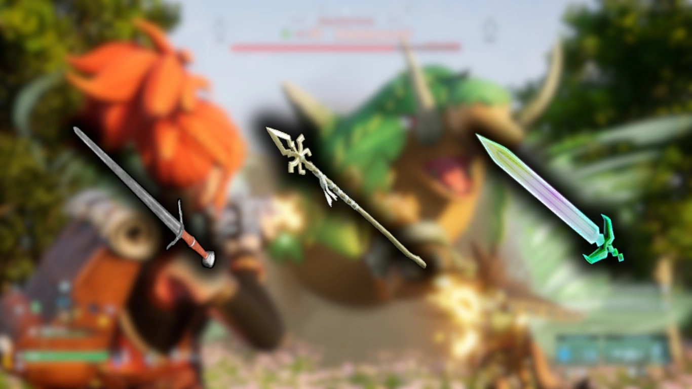 Katana and melee weapons in Palworld