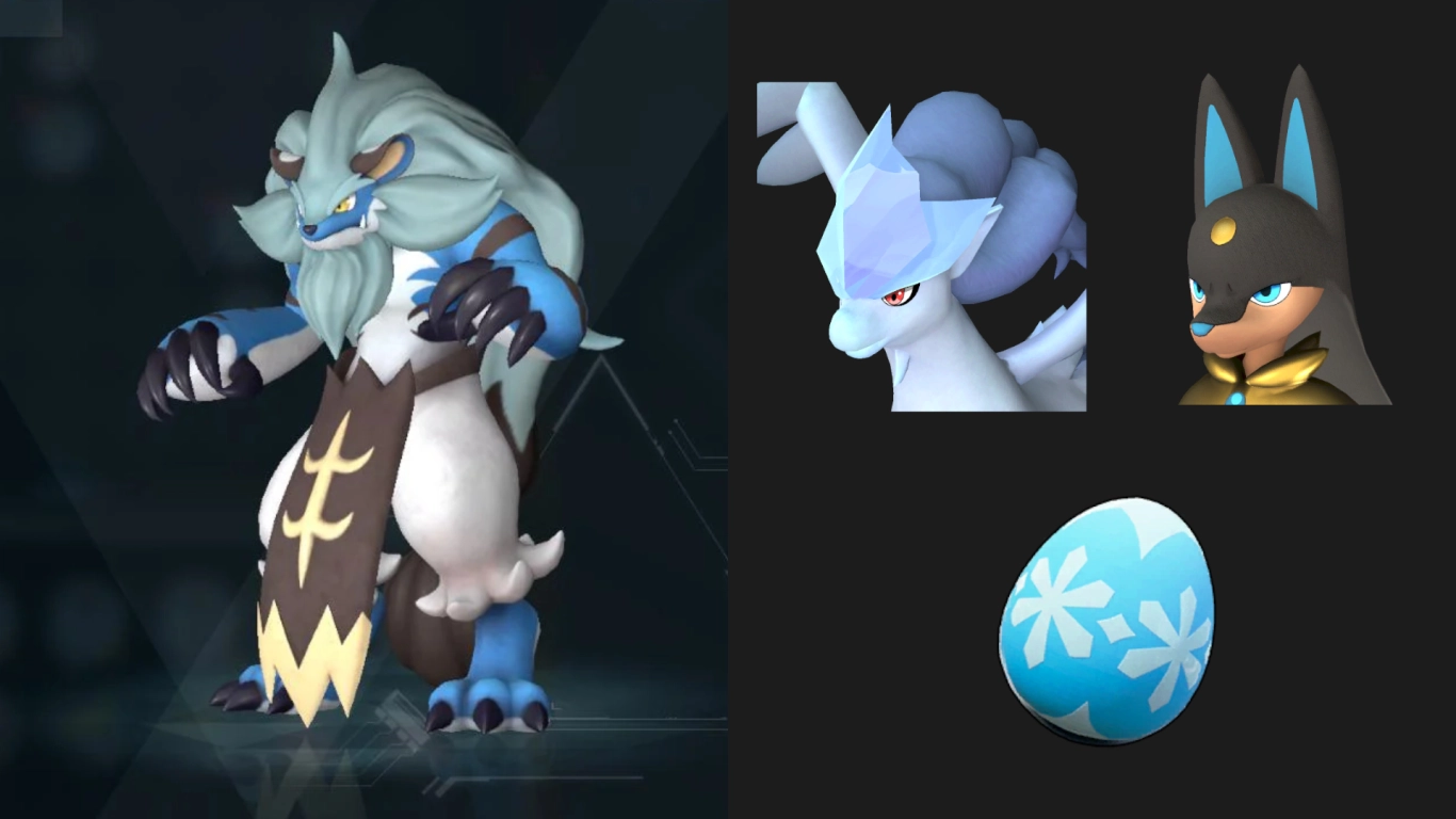 Bastigor from breeding Anubis with Frostallion in Palworld