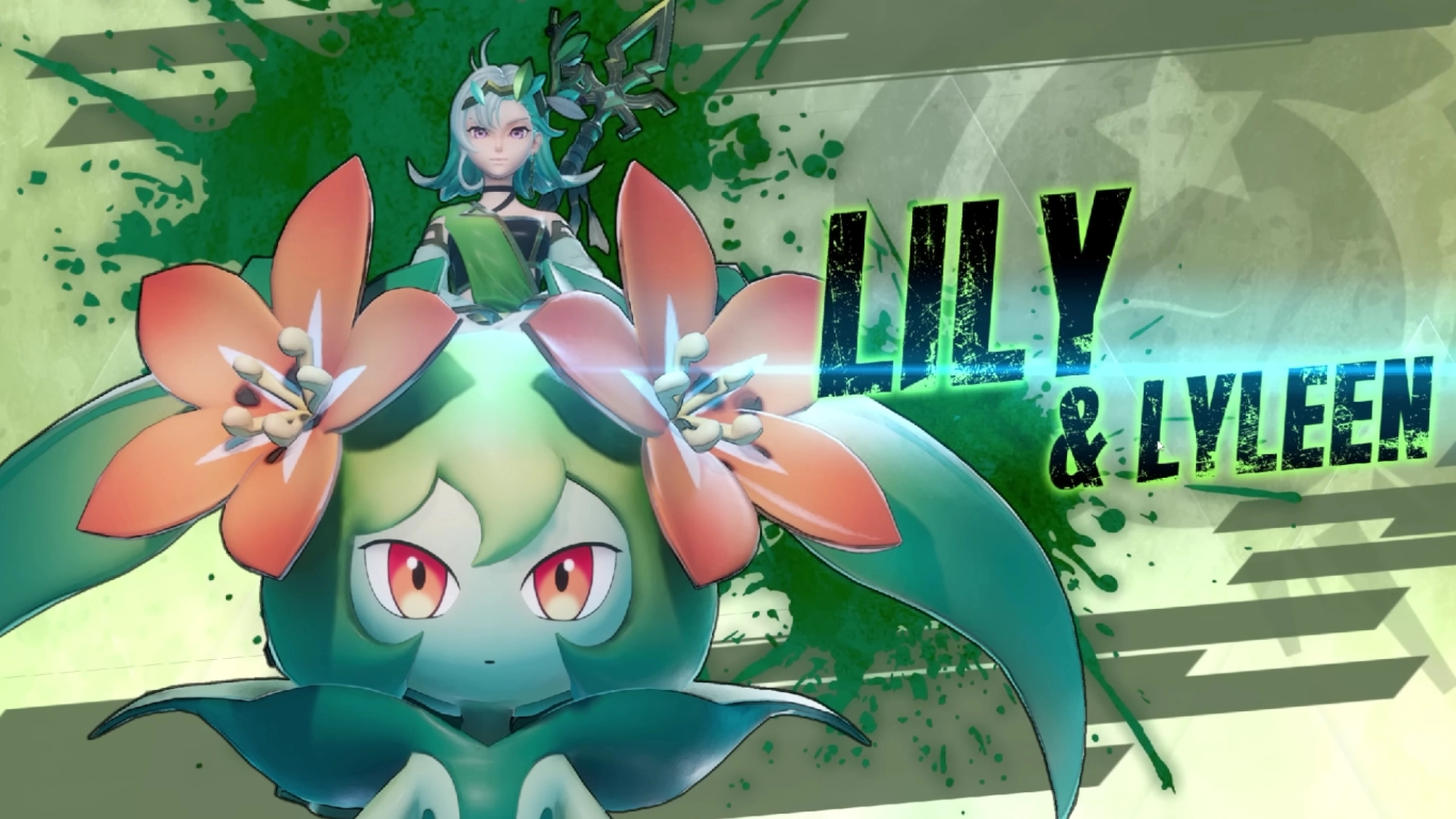 Palworld boss fight against Lily and Lyleen in the Frostbound Mountains with Fire-type Pals