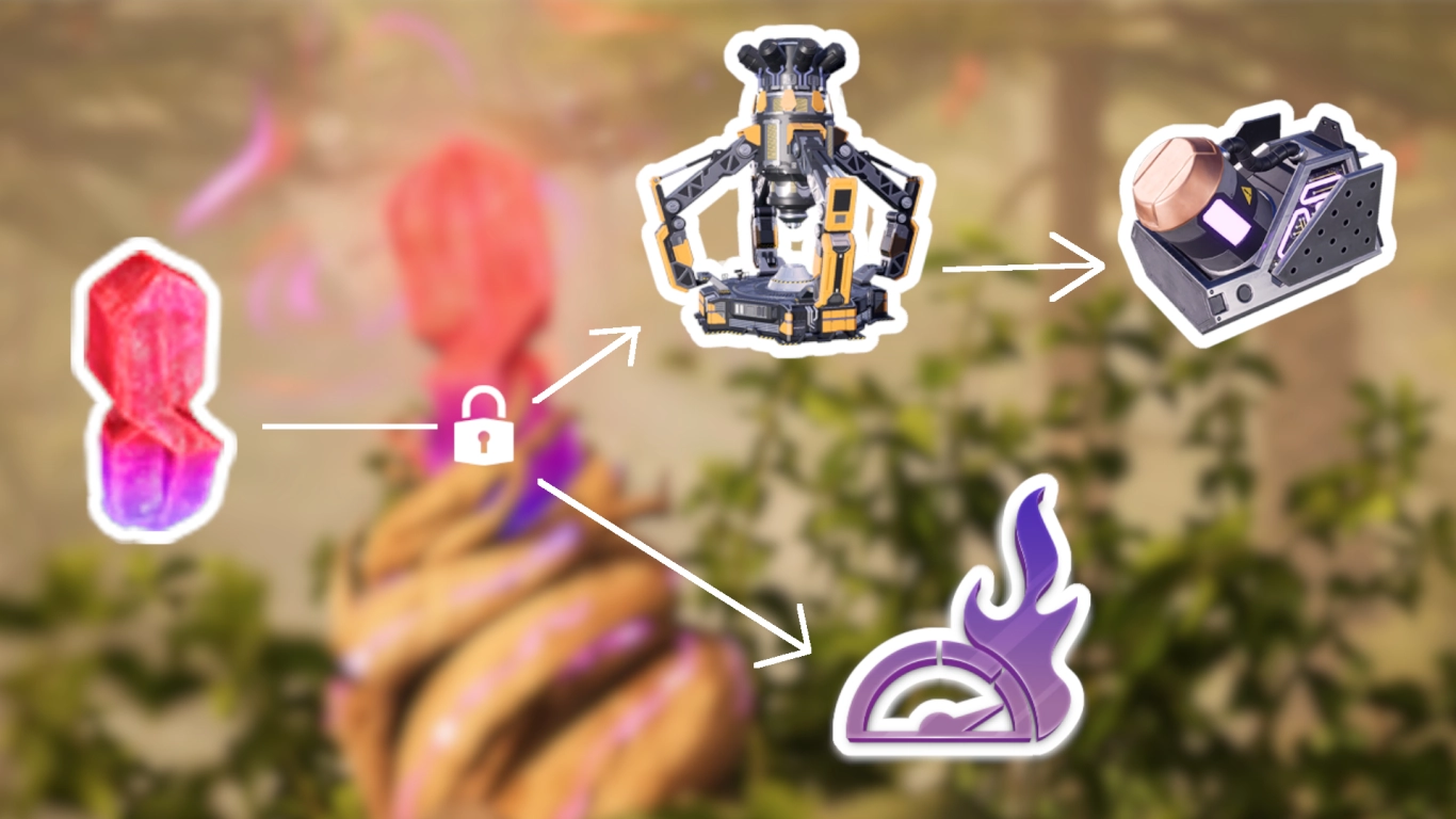 Alien Energy Amplifier and Somersloop to increase power in Satisfactory