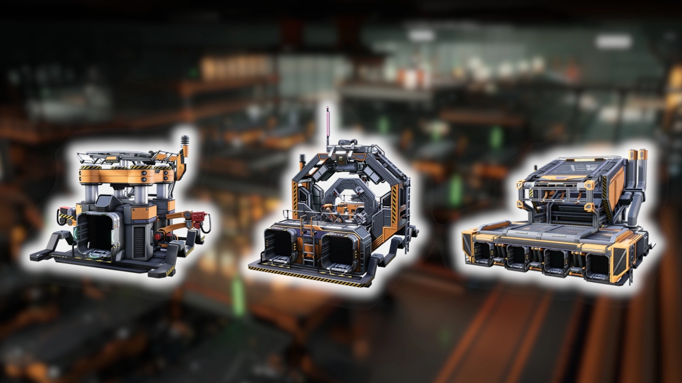 Foundry in Satisfactory producing alloys and ingots