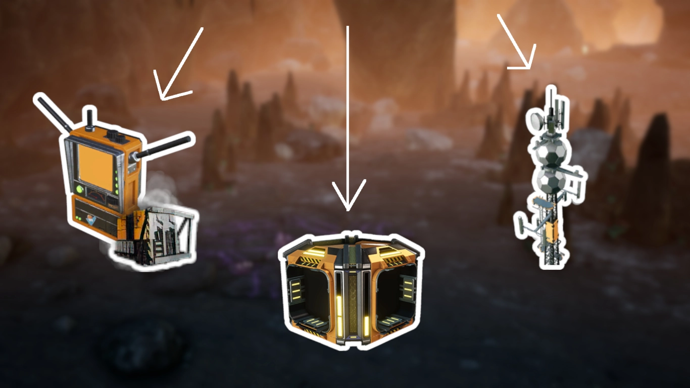 Use Crash Site scanning and the Radar Tower in Satisfactory