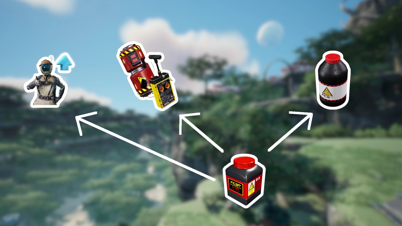 Satisfactory Black Powder, Smokeless Powder, Nobelisk, and hand slot unlocks