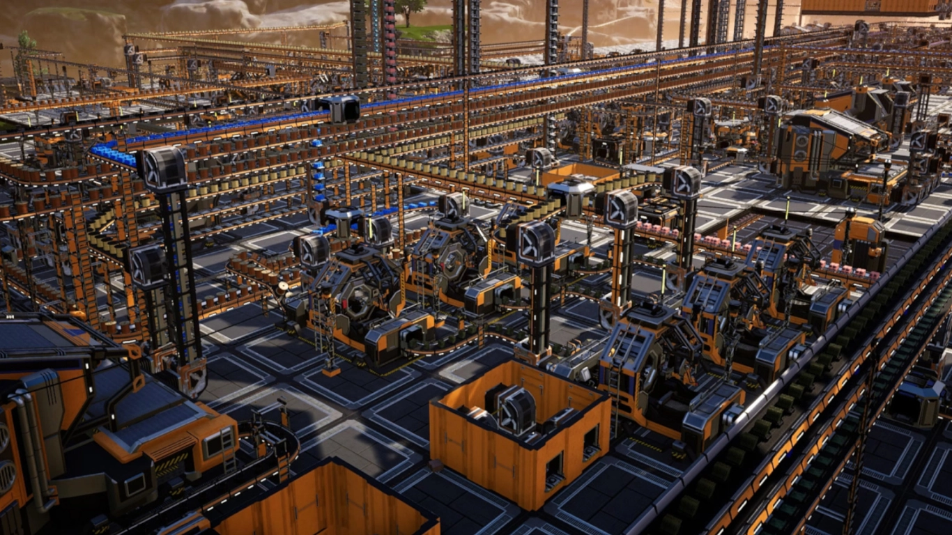 Satisfactory Logistics Mk. 4 with faster conveyors and the Truck