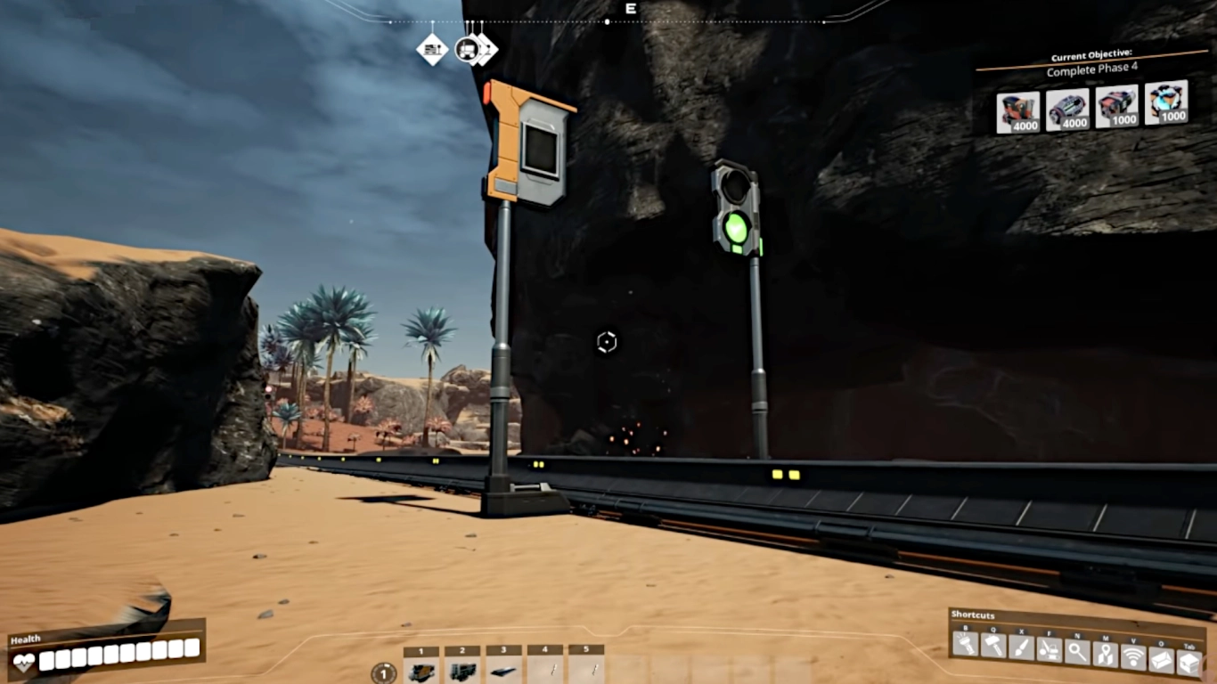 Satisfactory rail signals Block Signals and Path Signals