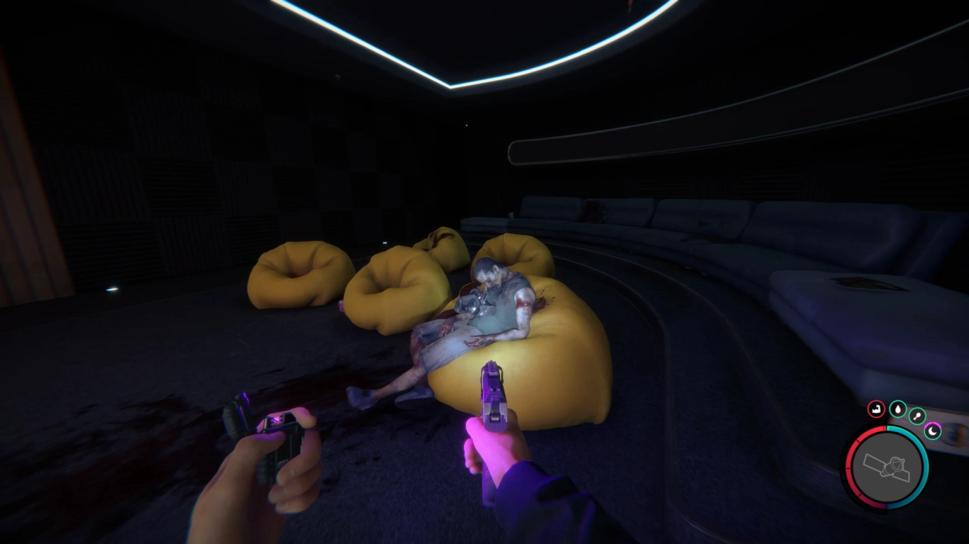 Sons of the Forest Entertainment bunker with chainsaw