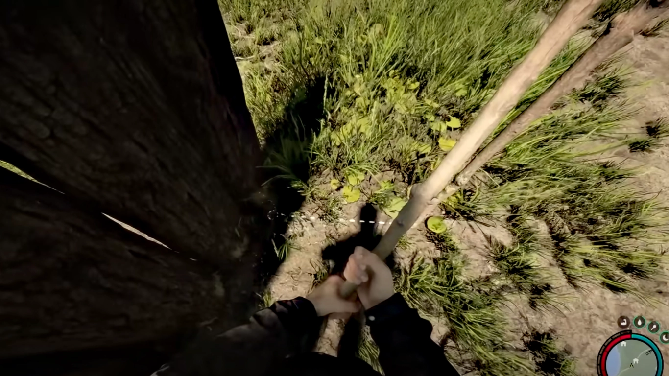 Sons of the Forest spike defense integrated into base walls