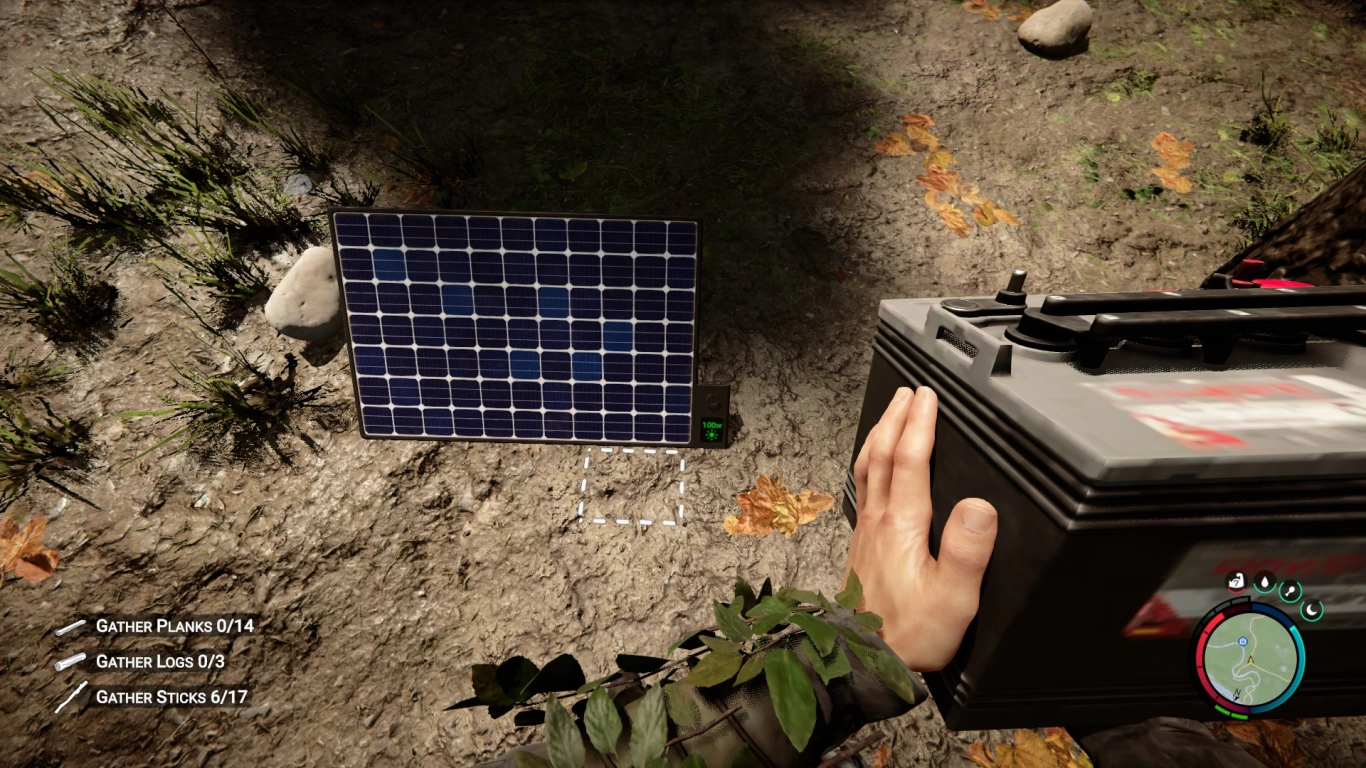 Install solar panels on roof or slope – instructions in the guidebook