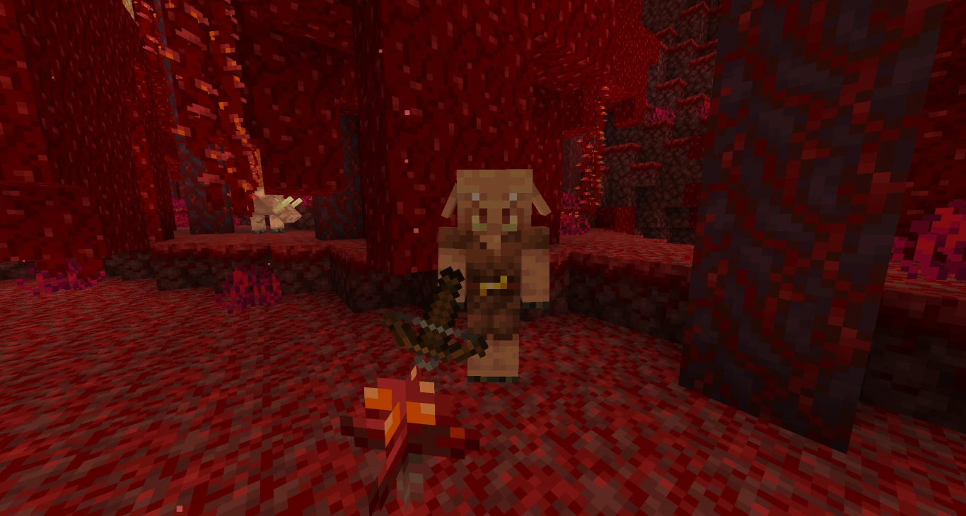 Minecraft Piglin Bartering 1