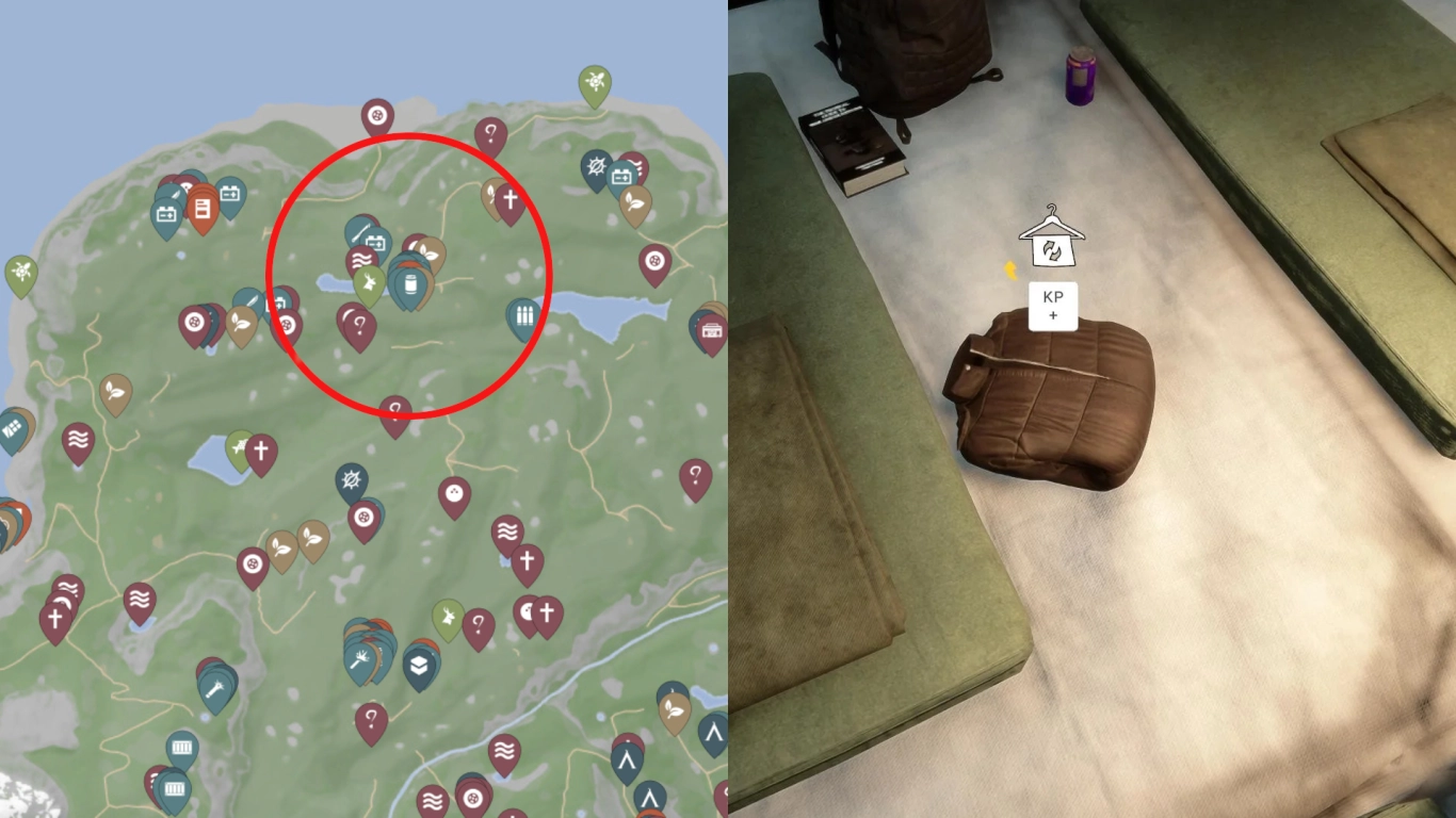 Winter Jacket location at the golf course in the northeast of the island